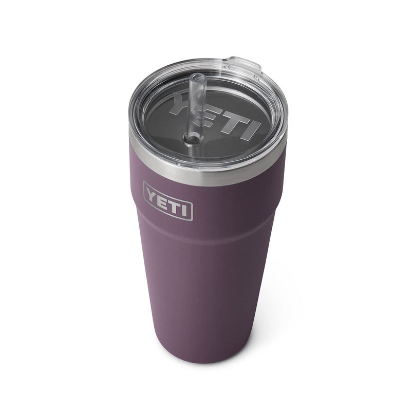 YETI Rambler 26 oz Straw Cup, Vacuum Insulated, Stainless Steel with Straw Lid, Nordic Purple - Image 1