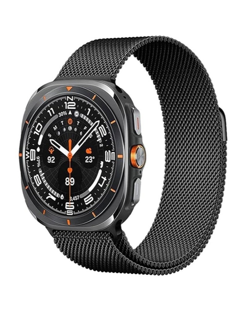 KENSUO Milanese Band Compatible with Samsung Galaxy Watch 7 Ultra 2025 Strap Magnetic Loop Strap, Stainless Steel Wristbands Classic Style Metal Mesh Wristband for Galaxy Watch 7 Ultra  - Image 1