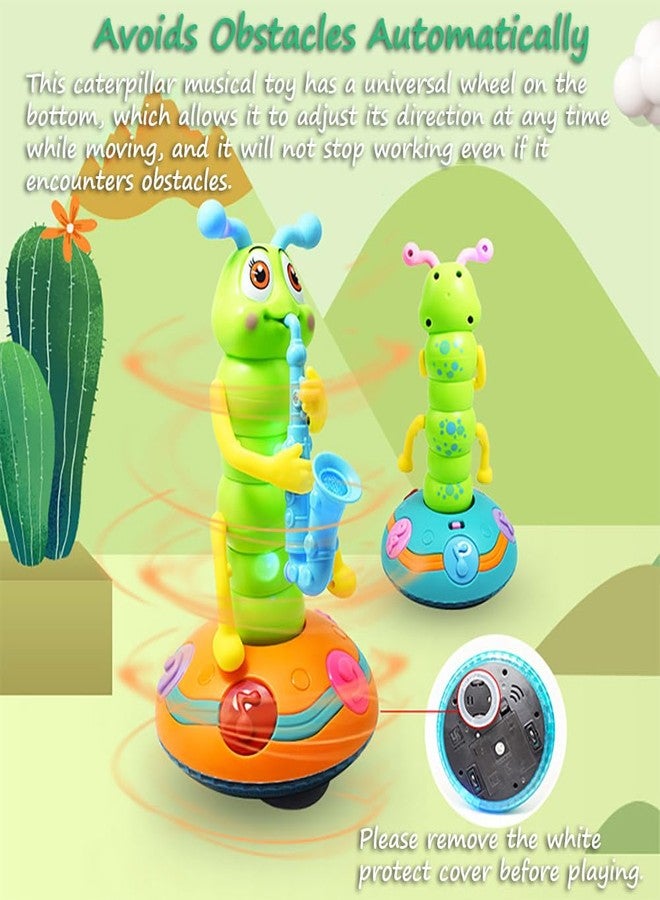 Miracland Dancing Caterpillar Saxophone Musical Toy with Music and Lights for Boys and Girls - Image 4