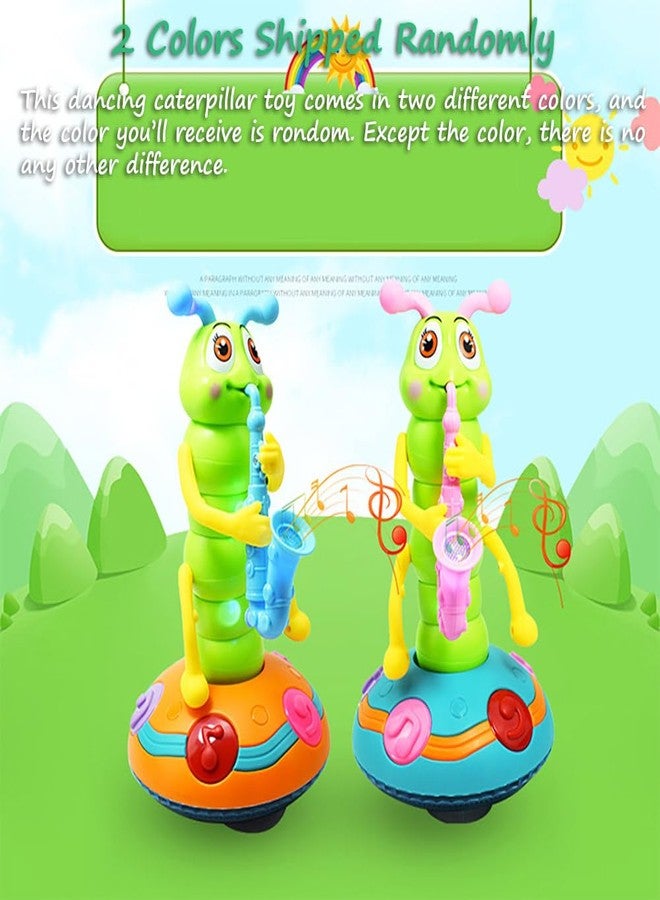 Miracland Dancing Caterpillar Saxophone Musical Toy with Music and Lights for Boys and Girls - Image 2