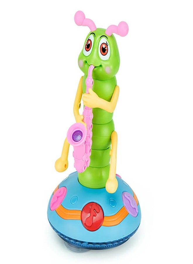 Miracland Dancing Caterpillar Saxophone Musical Toy with Music and Lights for Boys and Girls - Image 1