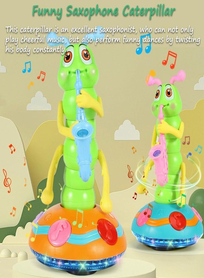 Miracland Dancing Caterpillar Saxophone Musical Toy with Music and Lights for Boys and Girls - Image 3