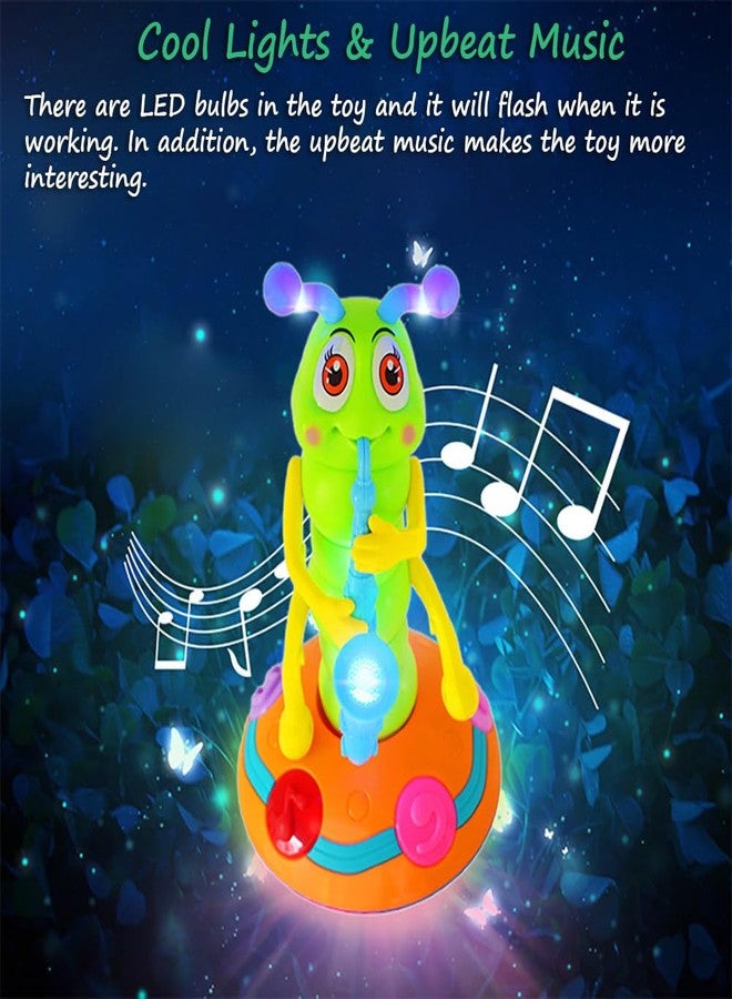 Miracland Dancing Caterpillar Saxophone Musical Toy with Music and Lights for Boys and Girls - Image 5