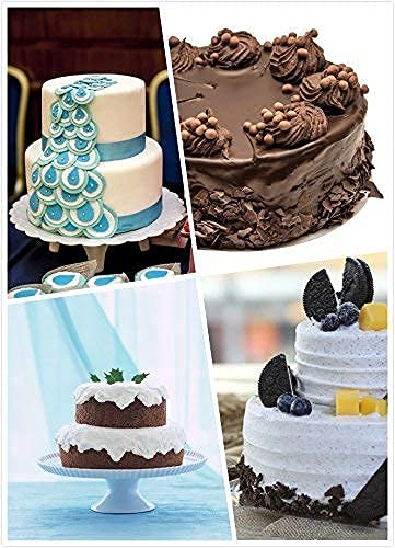 Funwhale 3 Tier Round Multilayer Anniversary Birthday Cake Baking Pans,Stainless Steel 3 Big Sizes Rings Molding Mousse Cake Rings(Round shape,4 Inch 6Inch 7.8Inch,Set of 3) - Image 4
