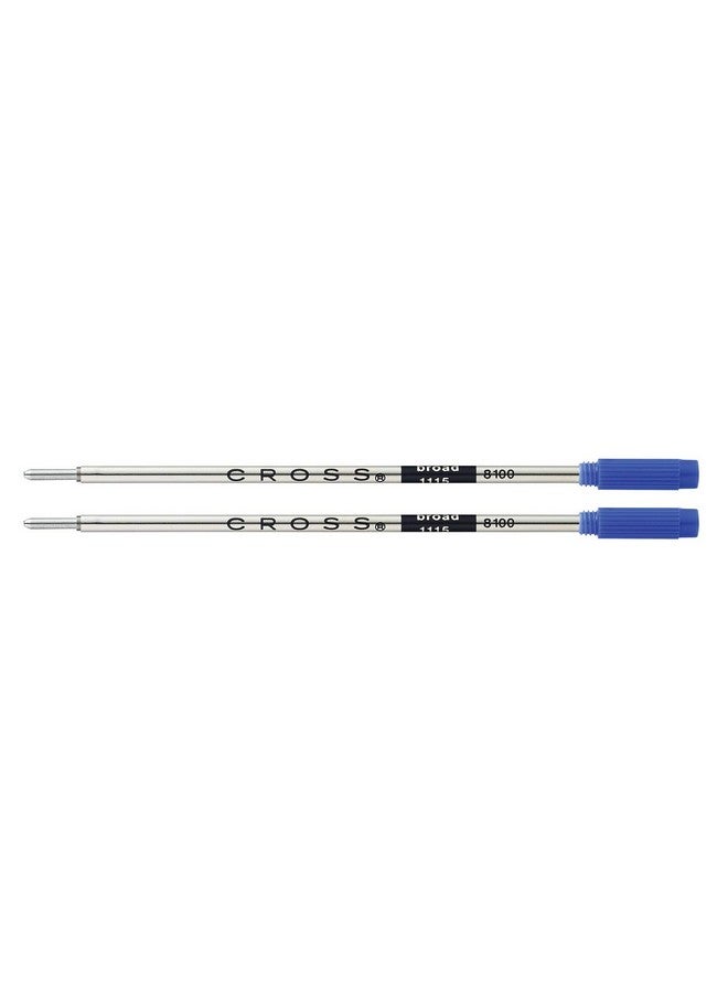 Cross Ballpoint Pen Refill - Blue - Broad - Dual Pack - Image 2
