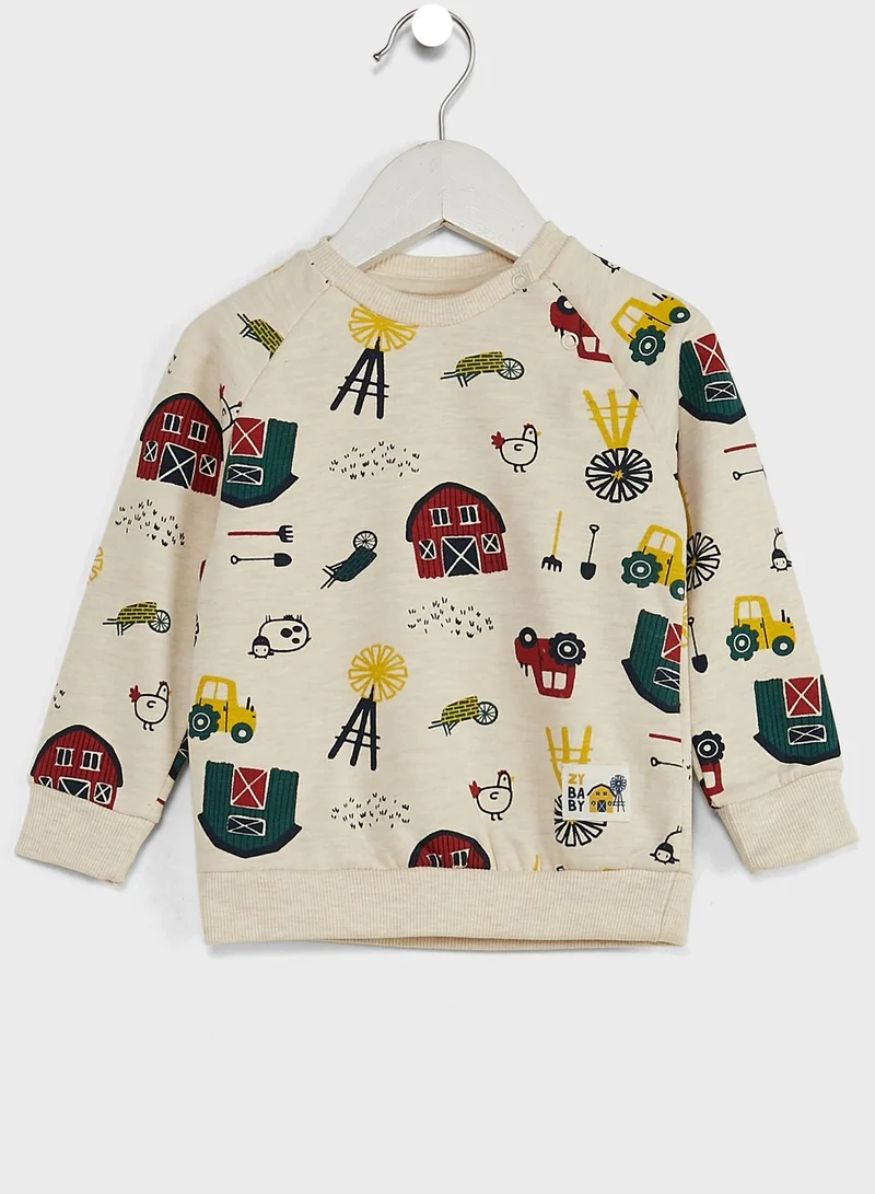 Zippy Infant Printed Tracksuit