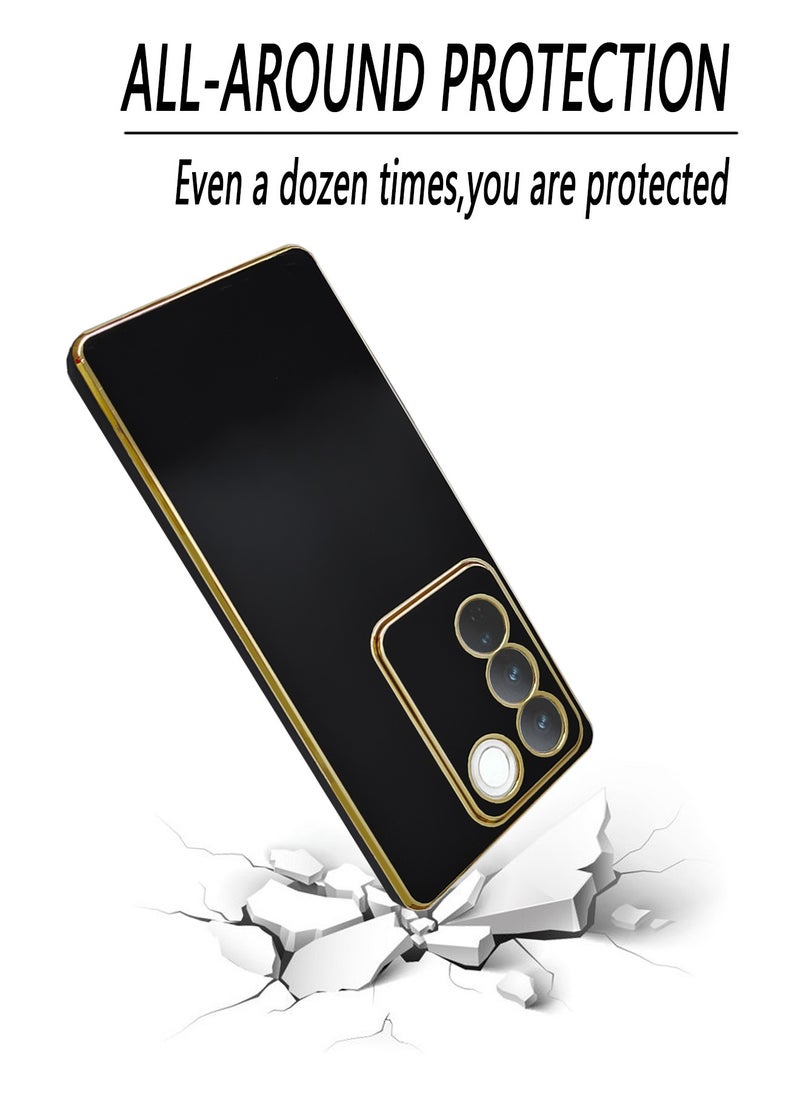 Vivo S16/S16 Pro/V27/V27 Pro Case Cover Ultra Shell Bumper Shockproof Soft Back Cover with Non-slip Anti-Scratch Mobile Phone Full Body Comfortable Touch Accessories Camera Len Protector