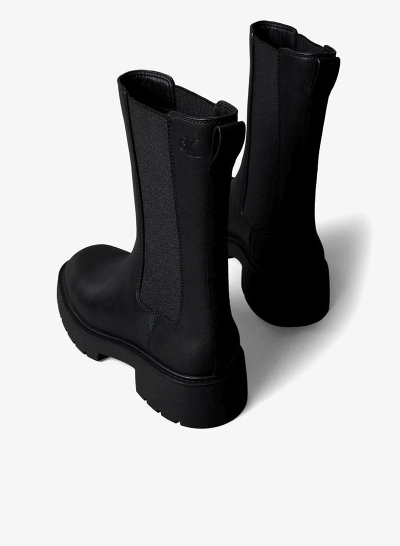 Calvin Klein Jeans Leather Tall Chunky Chelsea Boots - Image 4