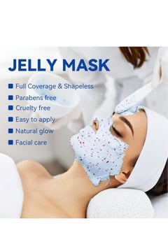 DR.MEINAIER Jar Face Mask Daily Salon Skincare Brightening & Nourishing Jelly Mask Professional Hydrojelly Masks 23oz (Hyaluronic acid jelly mask)  - Image 3