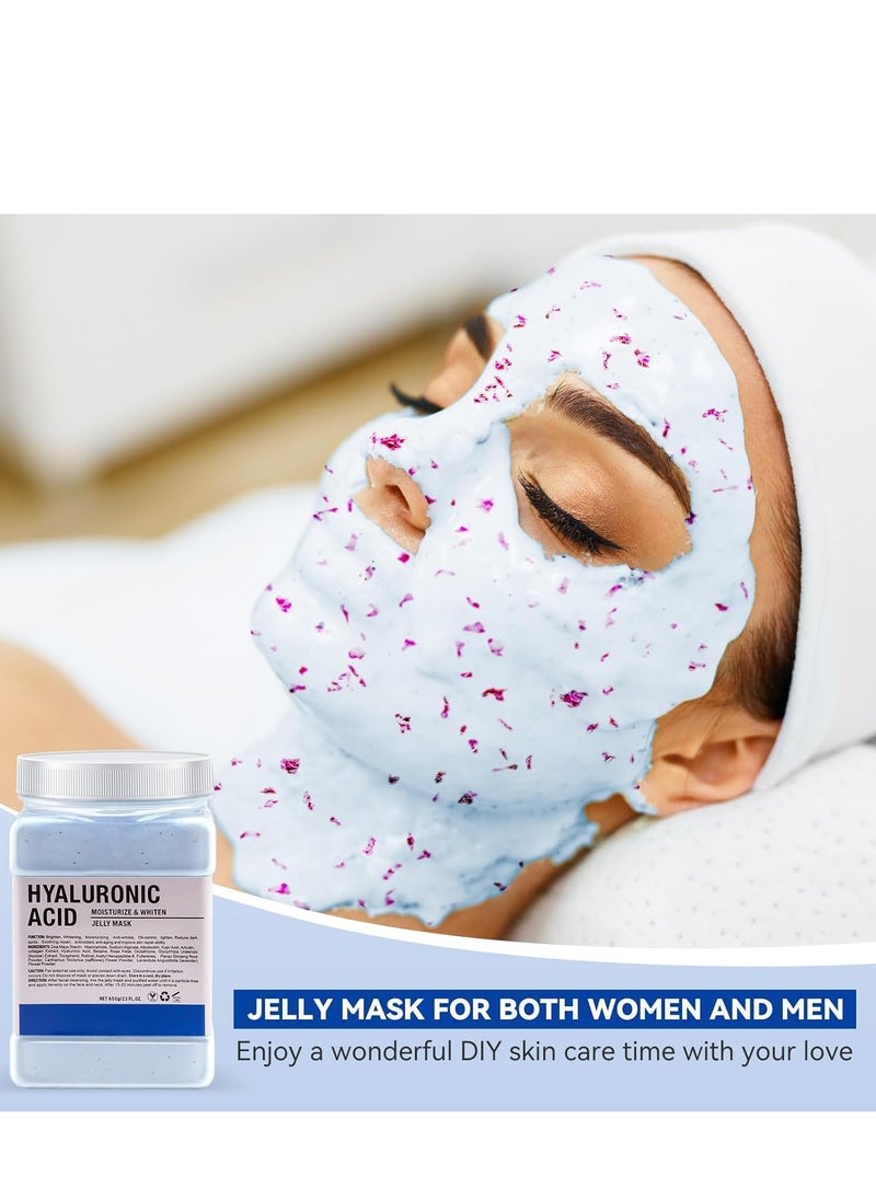 DR.MEINAIER - Jar Face Mask Daily Salon Skincare Brightening & Nourishing Jelly Mask Professional Hydrojelly Masks 23oz (Hyaluronic acid jelly mask) - Image 1
