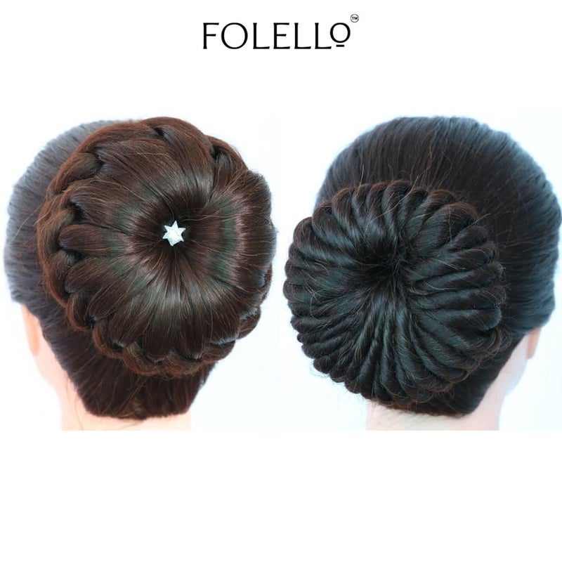 FOLELLO Combo Set of 500pcs Bobby Pins for Home and Salon Use Hair Pins for Women 2 inch Fringe and Riple U Shaped Pins for Bun Juda Pins Hair Styling Accessories for Women Black - Image 2