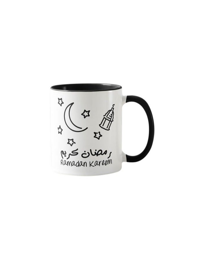 RYN Ramadan Kareem coffee mug /black - Image 1