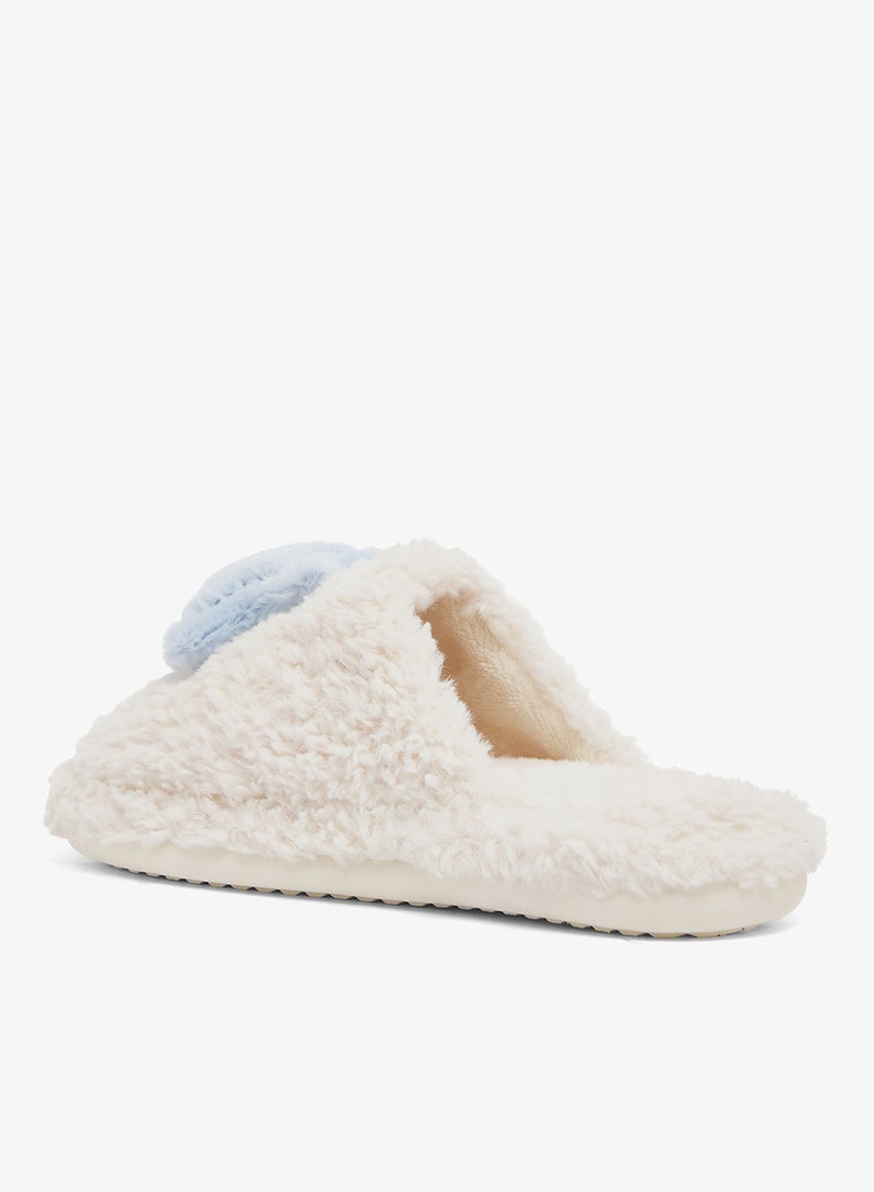 Ginger Moon And Star Fluffy Bedroom Slippers - Image 3
