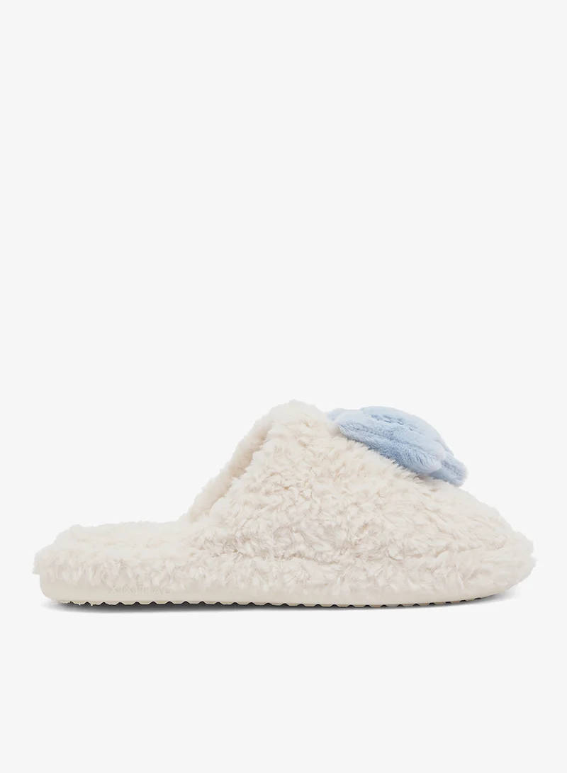 Ginger Moon And Star Fluffy Bedroom Slippers