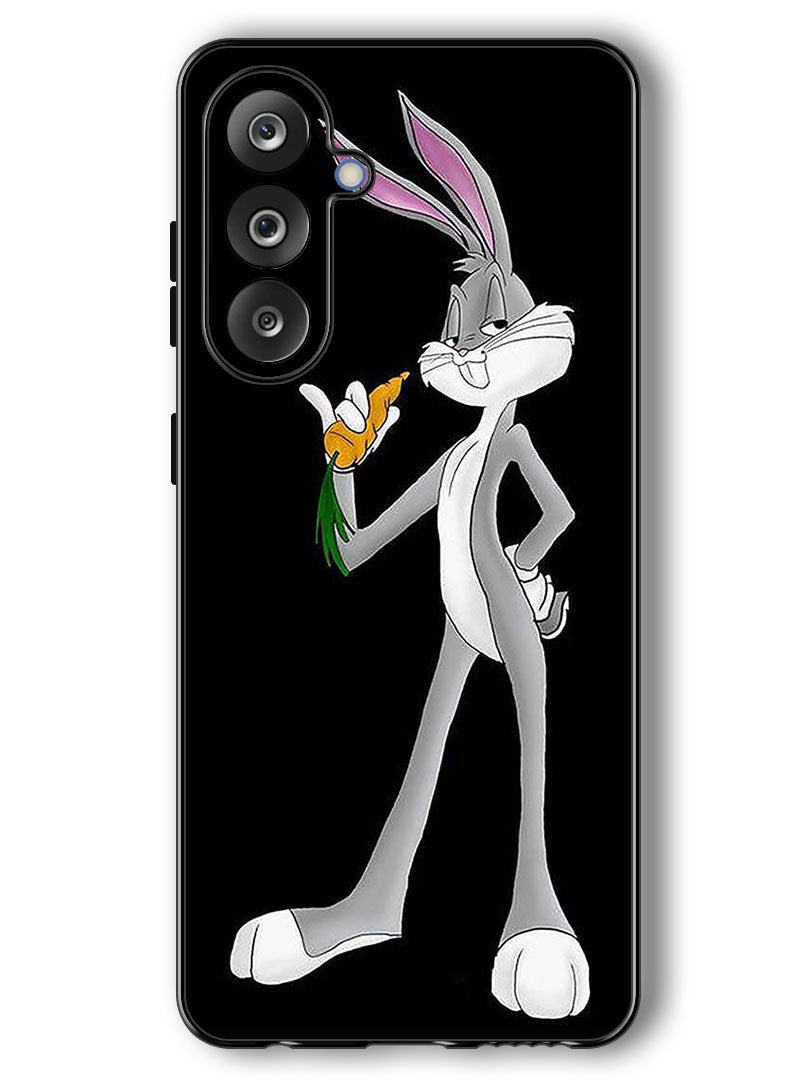 Theodor Case Compatible with Samsung Galaxy F36/ M36 6.7 Inch Protection Shockproof Bumper Cover Rabbit - Image 1