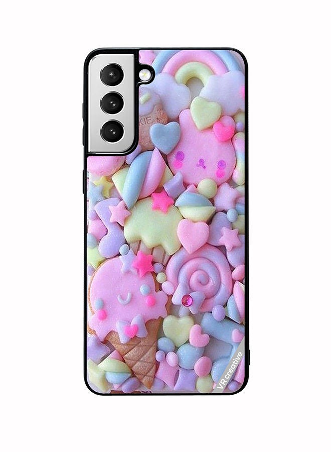 VR CREATIVE Protective Case Cover For Samsung Galaxy S22 5G Kawai Decoden Design Multicolour - Image 1