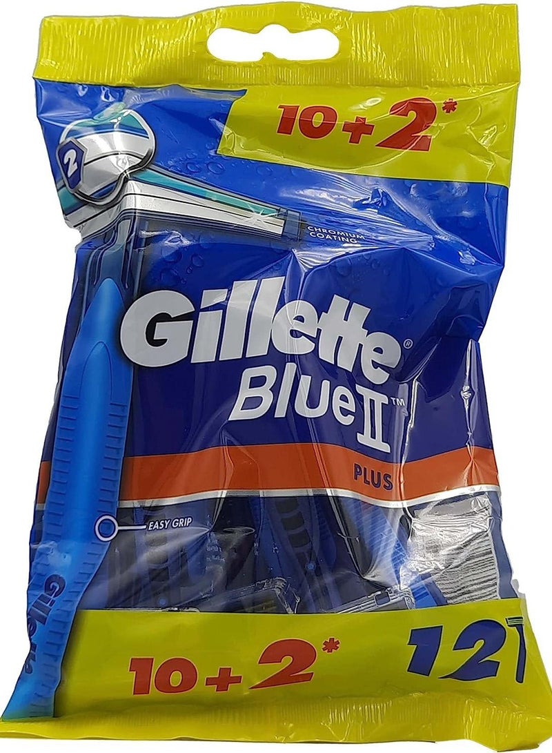 جيليت ماكينة الحلاقة الزرقاء 2 بلس حقيبة 10+2