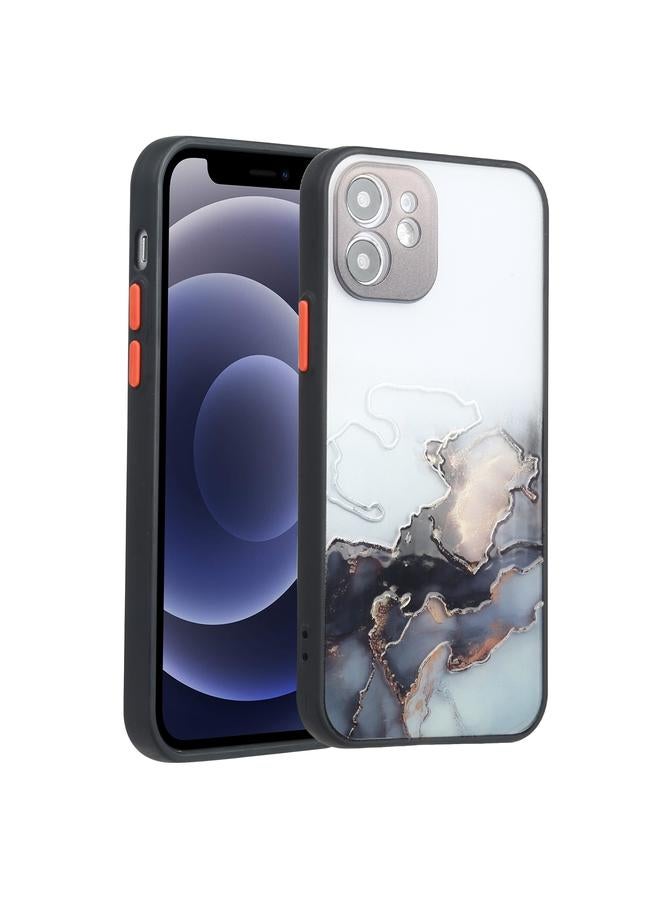 Zaboon Case For iPhone 12 mini Ink Painting Style TPU Protective Case - Image 1