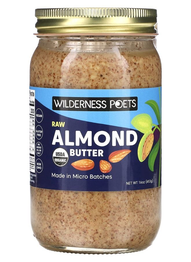 Organic Raw Almond Butter 16 oz (453 g) - pzsku/Z6E04205EC7A0B45D6C21Z/45/_/1731509675/da01c3b9-a274-4115-a313-f920a3c92e0e