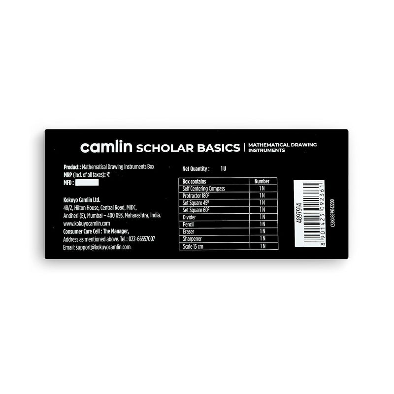 Camlin Scholar Basics Geometry Box - Image 3