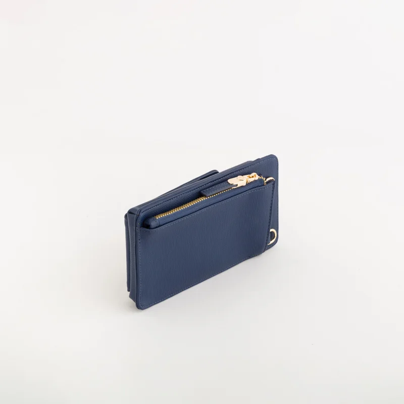 CARPISA Women's Phone Case Dalia Wallet V3 Navy Blue - 9x18x2.50cm