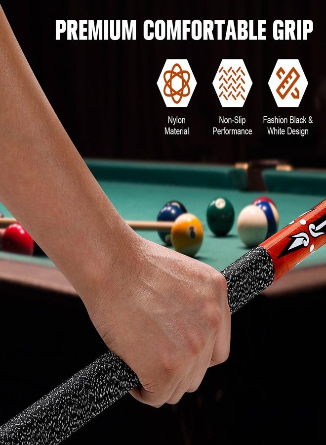 Winucue Pool Cue Set of 4, 58 inch Maple Billiard Pool Cue Sticks for Adults with 13mm Tip, 18 19 20 21oz Professional Pool Sticks with Anti-Slip Thread Wrapping for House Bar Billiard Sport - Image 5