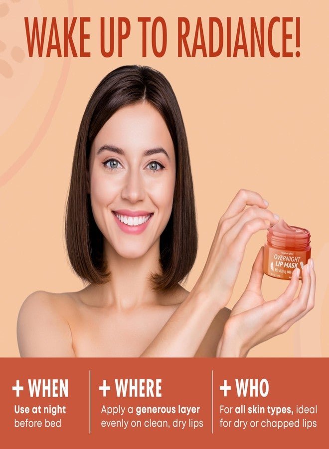 Sundae Glow قناع الشفاه "صنداي جلو" بالخوخ والبرتقال - ترطيب، إصلاح الشفاه الجافة والمتشققة وتنعيمها - مُختَبَر من قِبَل أطباء الجلدية، عناية كورية بالشفاه - 95% طبيعي، جمال نظيف، خالٍ من القسوة - عبوة واحدة - Image 5
