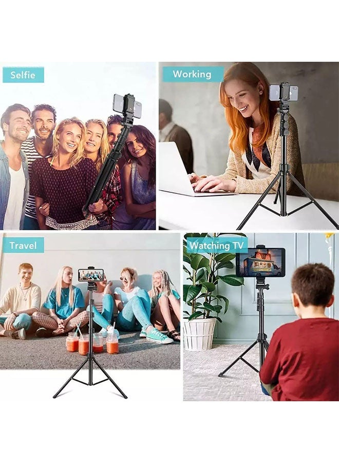 Jmary MT-36 Extendable Travel Tripod Stand with Phone Clip - Image 3
