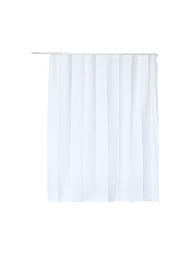 Tendance Lightweight and High Quality Peva Shower Curtain White 180 x 200cm 1101100
