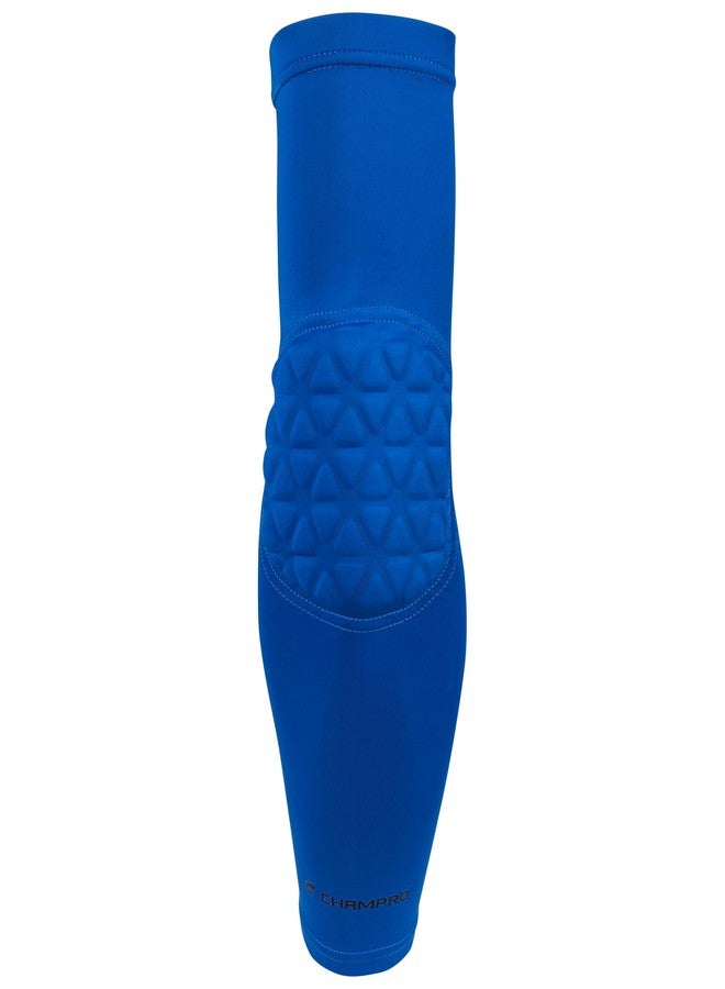 CHAMPRO Arm Sleeve with Elbow Padding, ROYAL,Small - Image 2