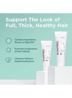 Shapiro MD Hair Growth Experts Shapiro MD Hair Growth Experts Vegan Hair Loss Shampoo for Thinning Hair | Experience Healthier, Fuller and Thicker Looking Hair (1 Month Supply)  - Image 3
