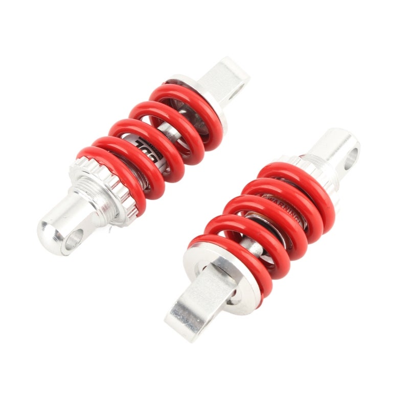 Rear Spring Assisted Shock Absorber 100mm Hole Center Distance Aluminum Alloy + Spring - Adjustable Damping Speed Regulation Universal Shocks Struts Suspension for Electric Scooter Mopeds - Image 3