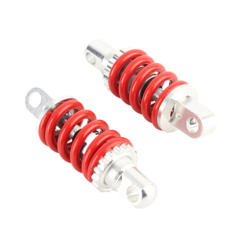 Rear Spring Assisted Shock Absorber 100mm Hole Center Distance Aluminum Alloy + Spring - Adjustable Damping Speed Regulation Universal Shocks Struts Suspension for Electric Scooter Mopeds - Image 5