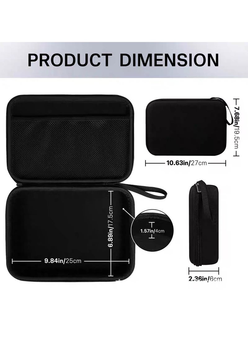 حامل نظارات متعدد الاستخدامات بسبع فتحات | منظم سفر مع حزام حمل وجيب شبكي | لتخزين النظارات والنظارات الشمسية - Image 2