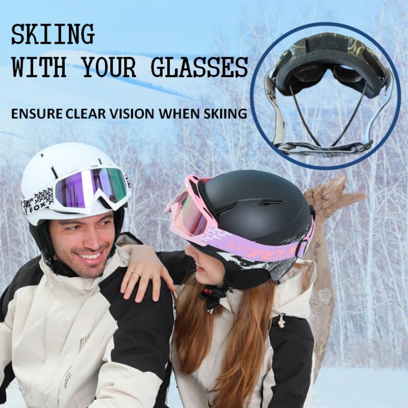Zsling OTG Ski Snow Goggles Men Women Youth Teens UV Protection Anti Fog Snowboard Goggles Motocross UTV MX Snow Sport Goggles - Image 4