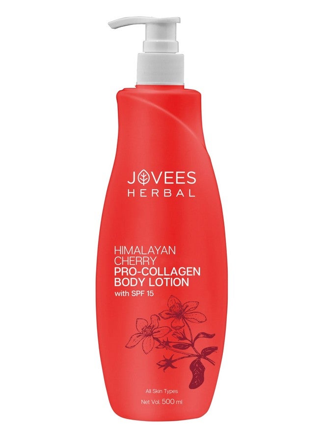 Jovees Herbal Himalayan Cherry Hand & Body Lotion For Hydrates & Moisturise For All Skin Types 500ml - Image 1