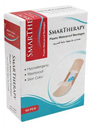 Smarttherapy Waterproof Strips Assorted 50 Pcs