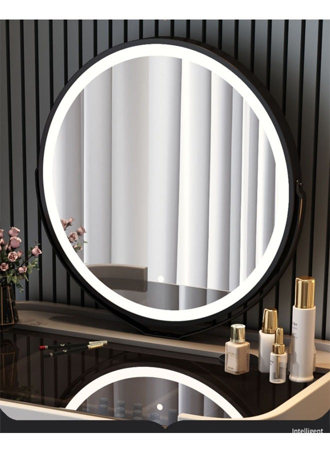 keke - Makeup Vanity Table Dressing Table Flip Mirror With Drawers And Chair 70 CM - Image 1