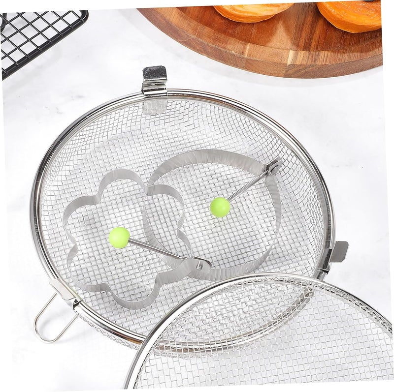 Vosarea Stainless Steel Dishwasher Basket for Items Round Mesh Storage Basket for Kitchen Utensils Bottles and Silverware and Dishware Organizer - Image 5