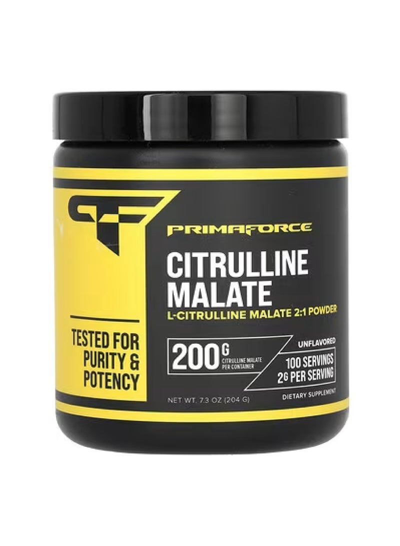 Primaforce Citrulline Malate, Unflavored, 7.3 oz (204 g)