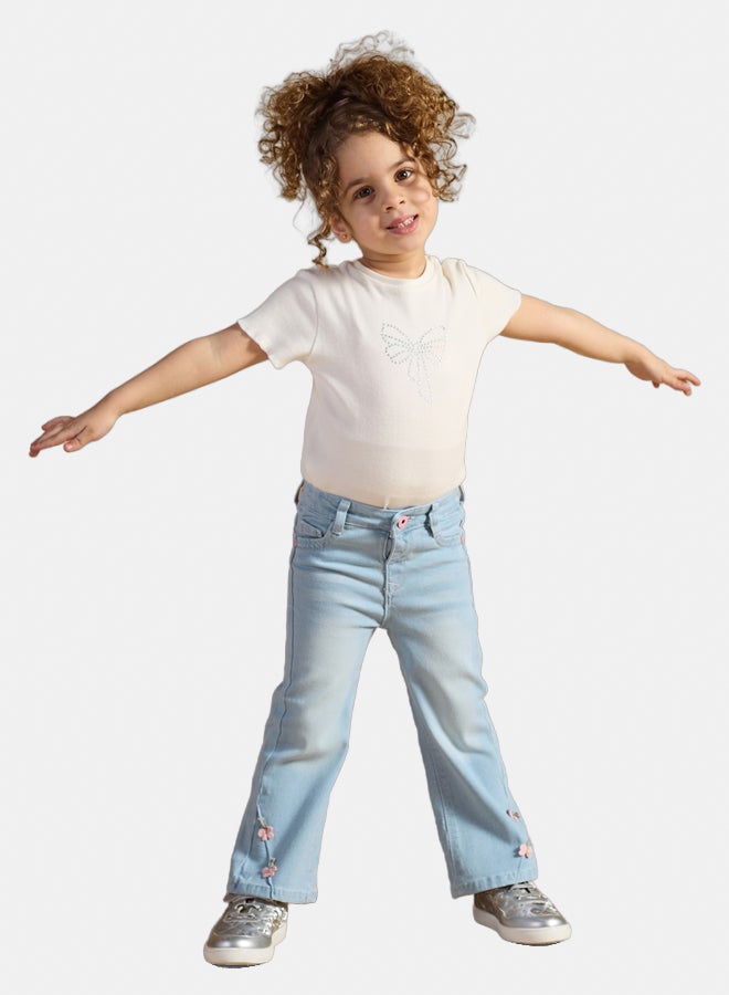 AMB Kidswear Baby Girls Chalston Jeans - Image 1