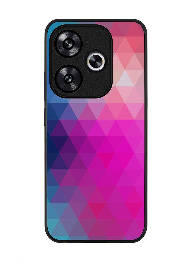 Stylizedd Rugged Black edge case for Xiaomi Poco F6 / Xiaomi Redmi Turbo 3, Slim fit Soft Case Flexible Anti Drop TPU Gel Thin Cover -  Violet Prism - Image 1