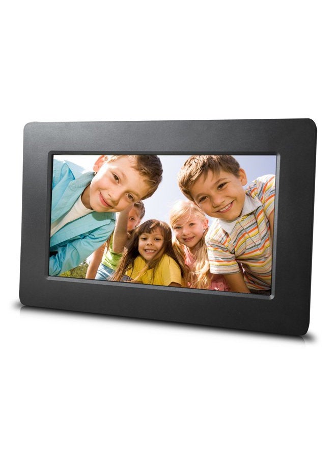 Sungale DPF710 7" Digital Photo Frame with Ultra Slim Design; Plug in SD card or USB Flash drive and enjoy HD slideshow - Image 1