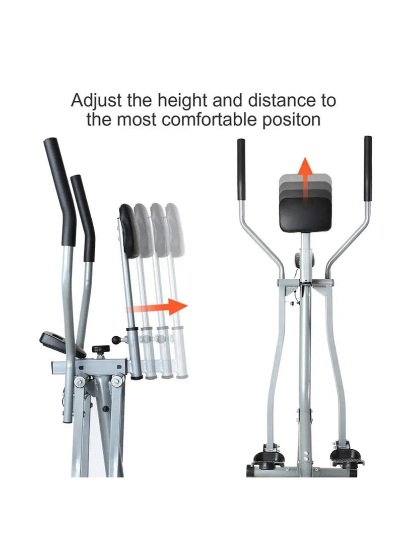ETG Indoor Home Fitness Equipment Foldable Pedal Machine, Time/Speed/Distance/Calorie/Oddity Meter, Suitable for Fitness People/Rehabilitation People/Middle-Aged and Elderly People - Image 4