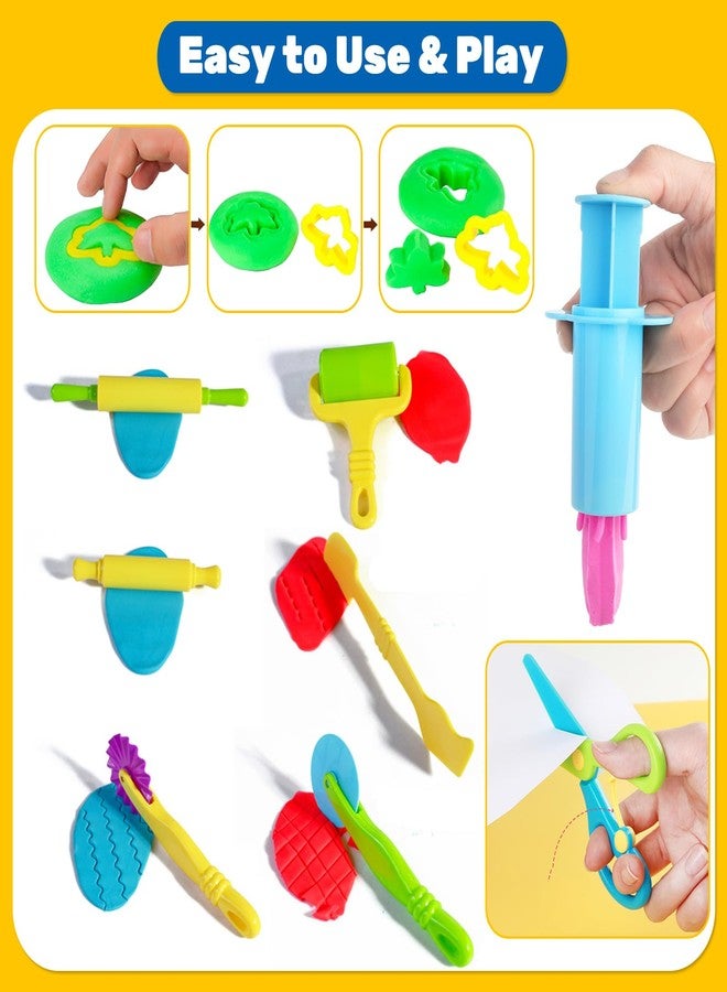 iShyan Dough Tools for Kids, 24 Pieces Dough Play Tools Set with Rolling Pins,Cutters,Dough Extruders,Scissor - Image 3
