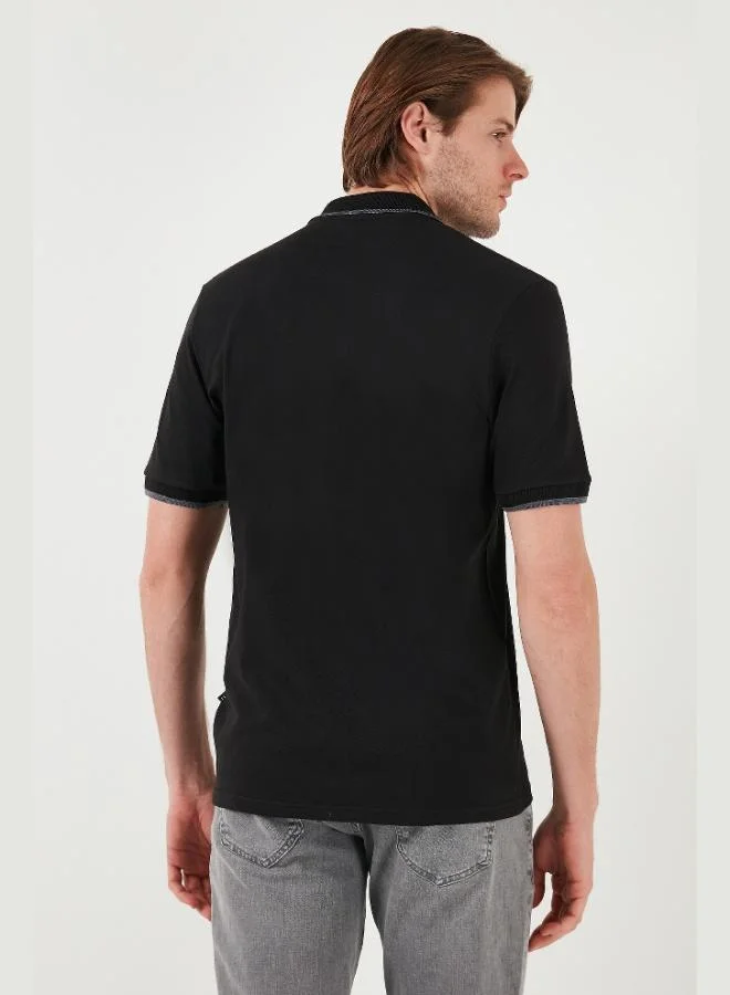 Buratti  Buratti Cotton Regular Fit Polo Neck T Shirt Men's Polo Neck T Shirt 5902063 for Men | Best Price UAE