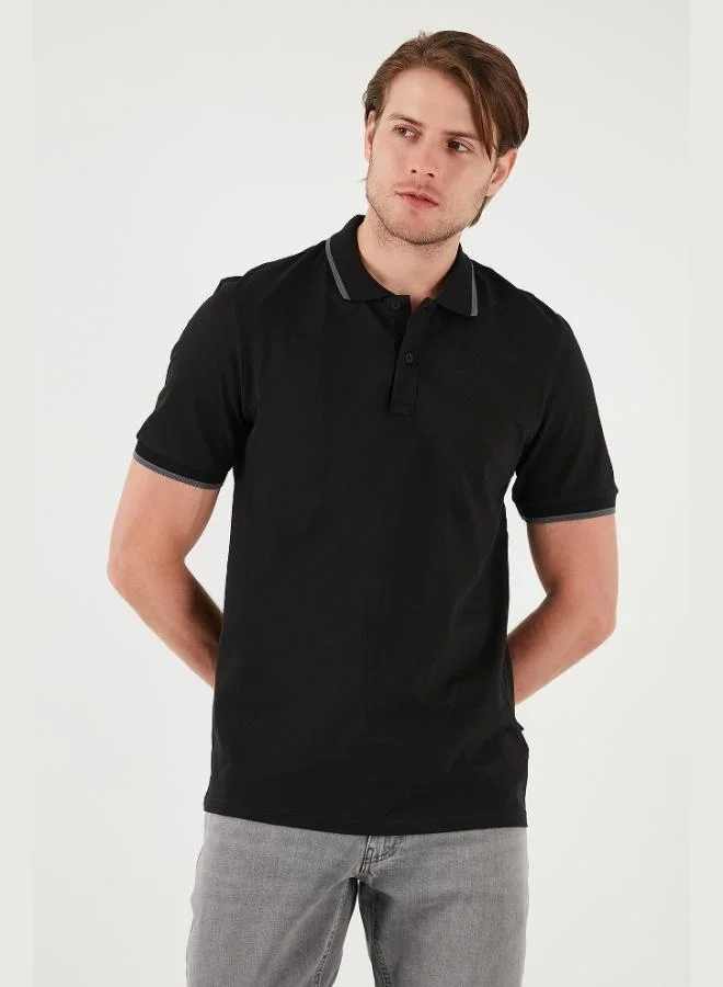 Buratti  Buratti Cotton Regular Fit Polo Neck T Shirt Men's Polo Neck T Shirt 5902063 for Men | Best Price UAE