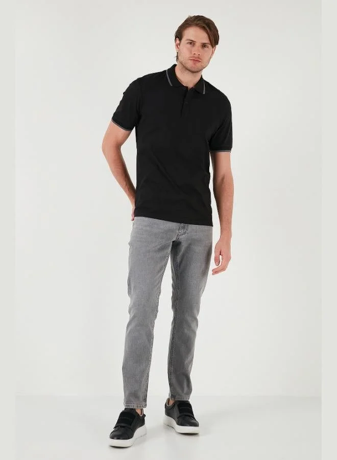 Buratti  Buratti Cotton Regular Fit Polo Neck T Shirt Men's Polo Neck T Shirt 5902063 for Men | Best Price UAE