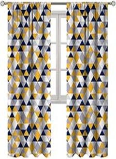 Naguib Selim Naguib Selim M.C 5 3D Printed Curtain for Living Room and Bedroom, Multi Color, 280 * 140 cm 
