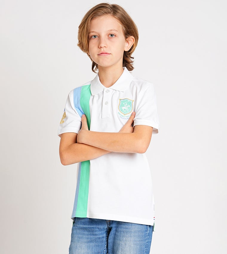 BEVERLY HILLS POLO CLUB Short-sleeved polo t-shirt